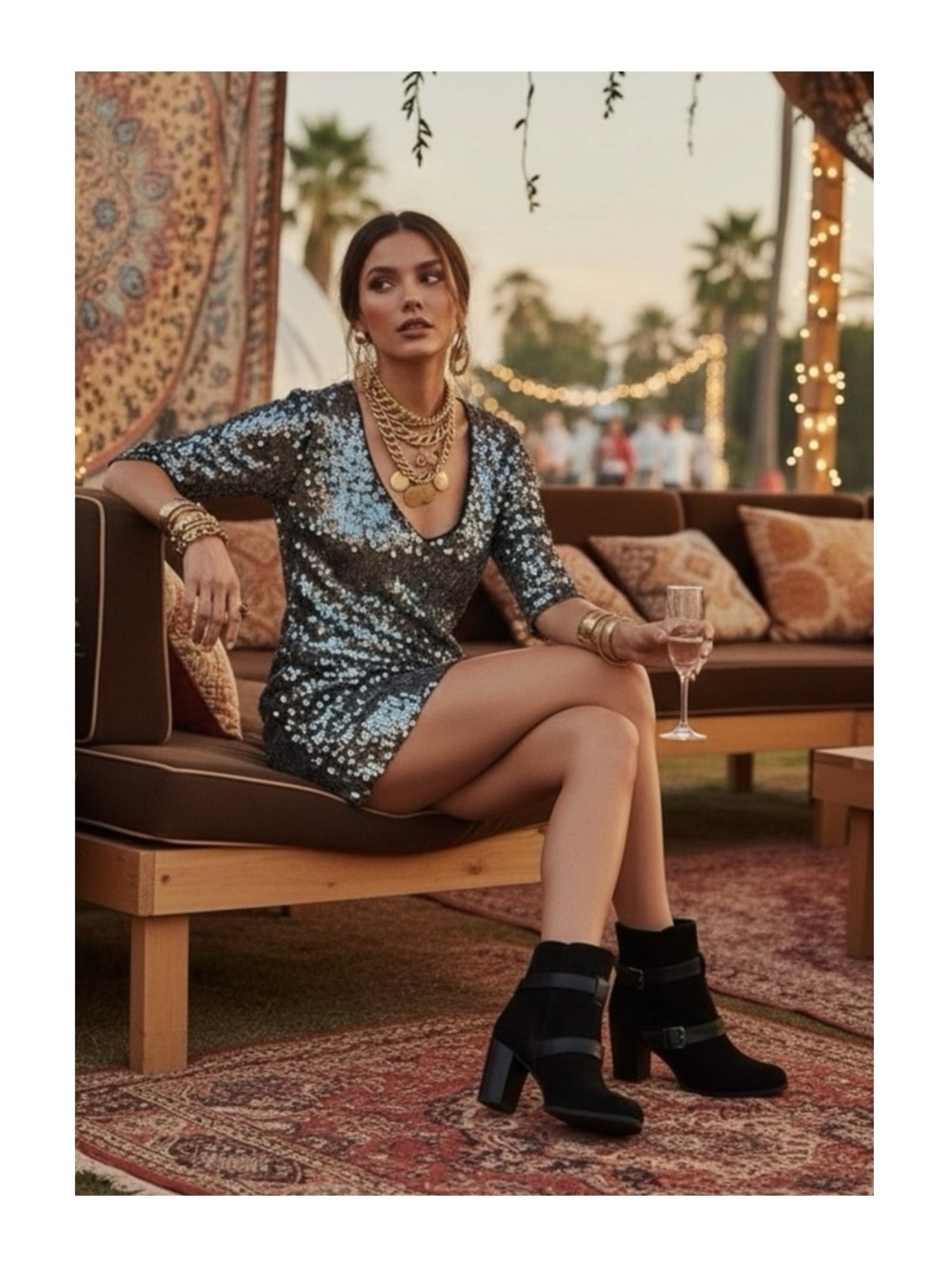 Paula Bahia ✿ Suede Double Buckle Wrap Strap Engineer Boots ✿ Black ✿ 39 8.5 9M